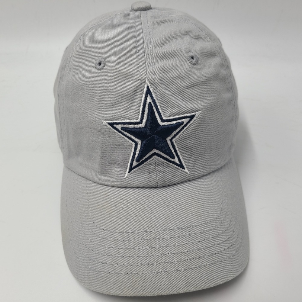 Dallas Cowboys Hat Strapback Gray Blue NFL Football Authentic Casual Cotton Men